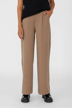 Object Wide leg pantalon OBJLISA van polyester