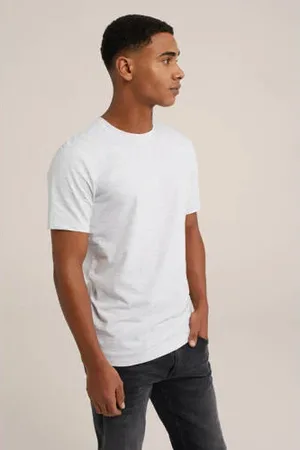 WE Fashion Basic slim fit T