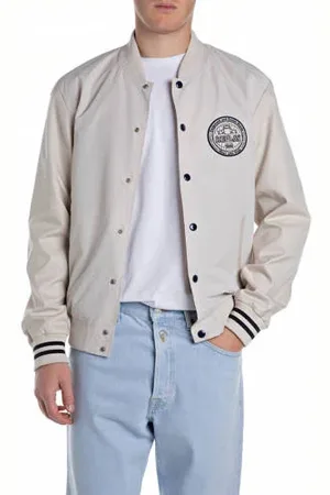 Replay Baseball jacket ecru
