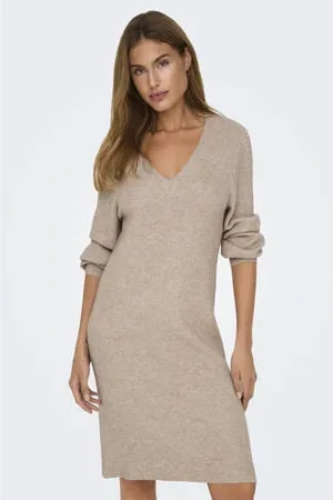 ONLY Jurk ONLKATIA beige