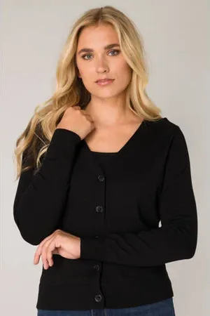 Base Level Fijngebreid vest Yvonne