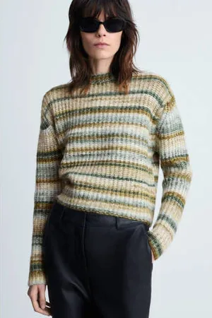 MANGO Trui multi grof gebreid