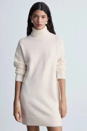 MANGO Jurk met col