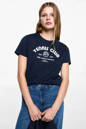 MANGO Wide leg high waist jeans medium blue denim