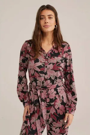 WE Fashion Straight jumpsuit roze