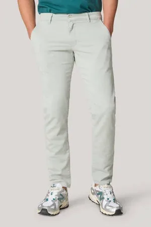 SHOEBY Regular fit chino lichtgroen