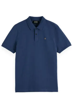 Scotch&Soda Regular polo donkerblauw
