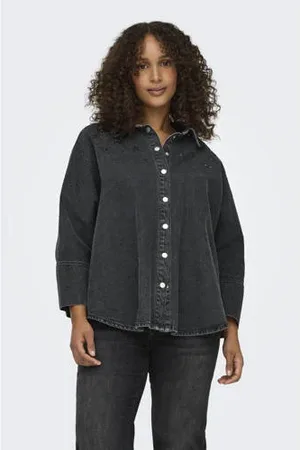 ONLY Blouse black denim