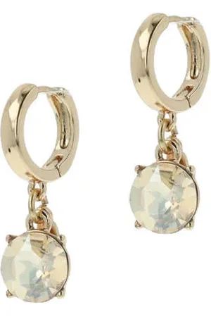 Otazu Oorbellen gold plated met kristallen Crystal Shine