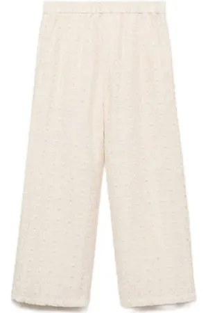 MANGO Casual broek beige