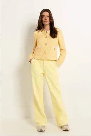 Claudia Sträter Wide leg high waist broek