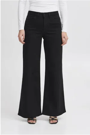Ichi High waist wide leg jeans