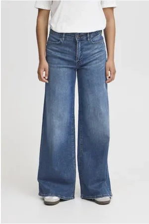 Ichi High waist wide leg jeans