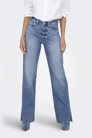 ONLY High waist straight leg jeans ONLMISCHA