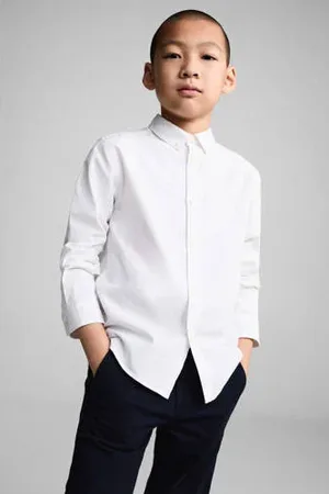 MANGO Chino blauw