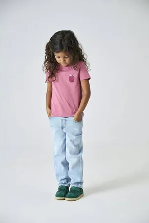 ONLY KIDS MINI straight leg jeans light blue denim