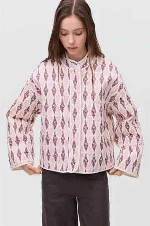 MANGO Jasje voor binnen roze