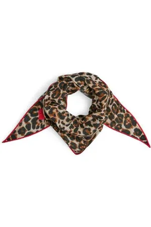 Pieces® Sjaal PCANINA met panterprint