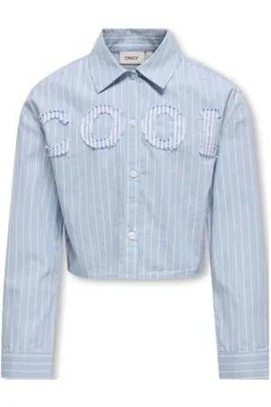 ONLY KIDS GIRL blouse lichtblauw
