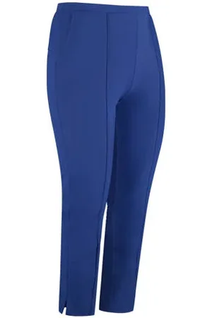 Plus Basics Straight high waist broek