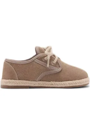 MANGO Suède veterschoenen bruin