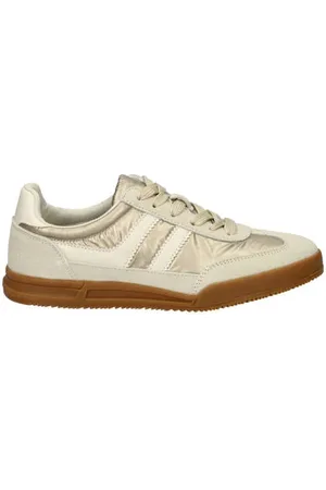 Nelson Suède sneakers beige/goud