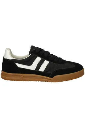 Nelson Suède sneakers zwart/wit