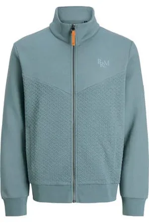 JACK & JONES Sweatvest met textuur blauw