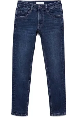 MANGO Skinny jeans dark blue denim