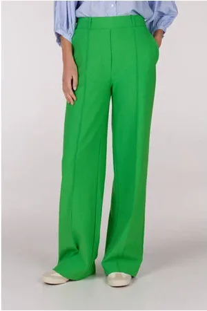 Jansen Amsterdam Wide leg high waist pantalon