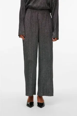 VERO MODA Wide leg pantalon lurex