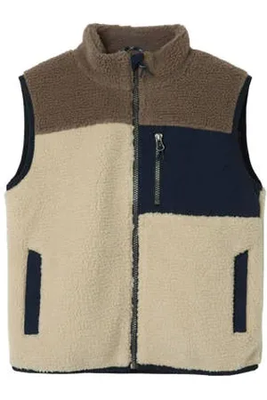 NAME IT KIDS teddy bodywarmer beige