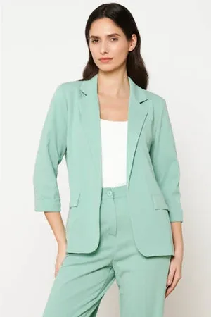 LolaLiza Regular blazer mintgroen