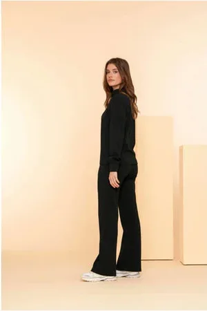 Geisha High waist straight fit broek