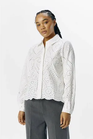 Object Blouse ecru broderie