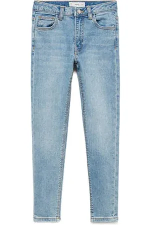MANGO Skinny jeans light blue denim