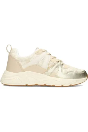 Posh By Poelman Carocel chunky sneakers goud/beige