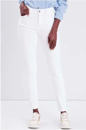 Cache Cache High waist slim fit jeans wit
