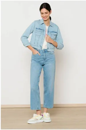 LolaLiza Spijkerjas light blue denim
