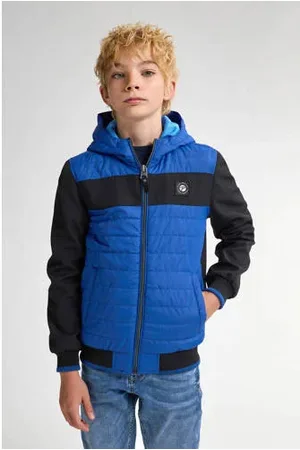 Petrol Industries Gewatteerde jas blauw