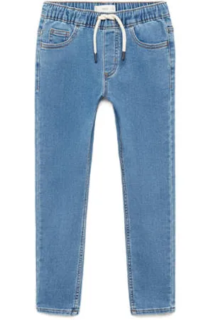 MANGO Regular fit jeans light blue denim