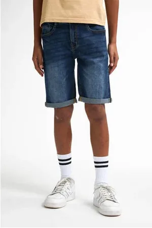 Petrol Industries Denim short dark blue denim