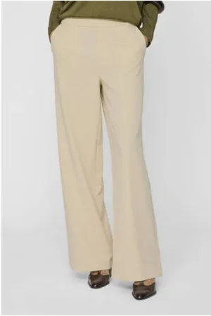 VILA Wide leg high waist casual broek