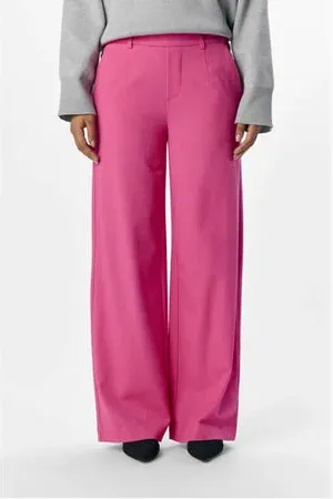 Object Wide leg regular waist pantalon