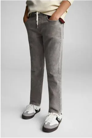 MANGO Regular fit jeans grey denim