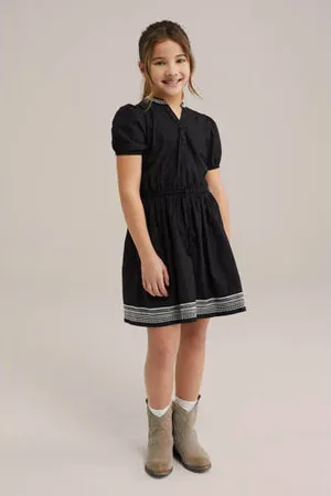 WE Fashion Korte jurk zwart