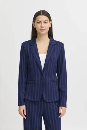 Ichi Getailleerde blazer