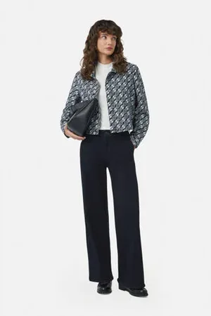 Comma, High waist wide leg jeans