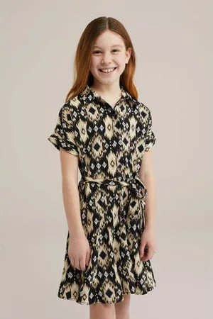 WE Fashion Korte jurk zwart