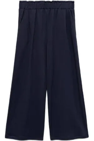 MANGO Wide leg casual broek